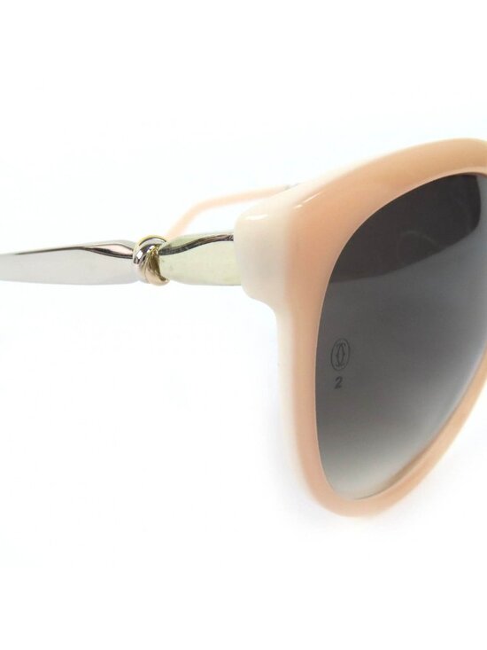 Cartier Trinity Logo Sunglasses Eyewear Pale Pink main image 5